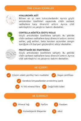 %100 Mineral Güneş Koruyucu Krem SPF 50+ Pa++++, 50 ml - 3