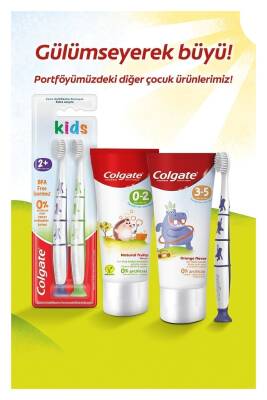 3-5 Yaş Portakal Aromalı Florürsüz Çocuk Diş Macunu 60 ml - 5