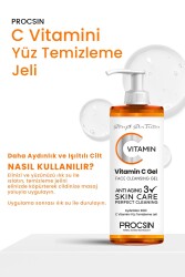 Aydınlatıcı Etkili C Vitamini Yüz Temizleme Jeli 150 ML - 3