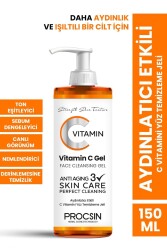 Aydınlatıcı Etkili C Vitamini Yüz Temizleme Jeli 150 ML - 1