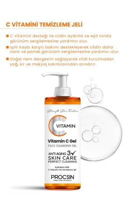 Aydınlatıcı Etkili C Vitamini Yüz Temizleme Jeli 150 ML - 2