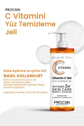 Aydınlatıcı Etkili C Vitamini Yüz Temizleme Jeli 150 ML - 3