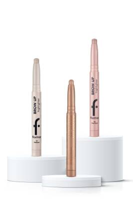 Aydınlatıcı Kaş Kalemi Brow Up 3lü Set- Diamond Champagne Rose Gold - 3