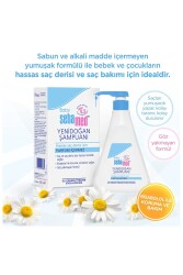 Baby pH 5.5 Bisabolol İçerikli Koruma ve Bakım Sağlayan Yenidoğan Bebek Şampuanı 500 ml - 3