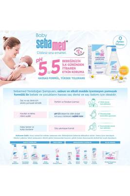 Baby pH 5.5 Bisabolol İçerikli Koruma ve Bakım Sağlayan Yenidoğan Bebek Şampuanı 500 ml - 5