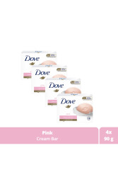 Beauty Cream Bar Katı Güzellik Sabunu Pink Nemlendirici Etkili 90 G X4 Adet - 8