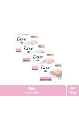 Beauty Cream Bar Katı Güzellik Sabunu Pink Nemlendirici Etkili 90 G X4 Adet - 1