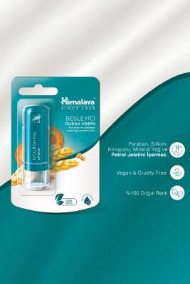 Besleyici Dudak Kremi, Buğday Tohumu Yağı, Nemlendirici, %100 Doğal Renk, Silikon Içermez, 4,5 gr - 3