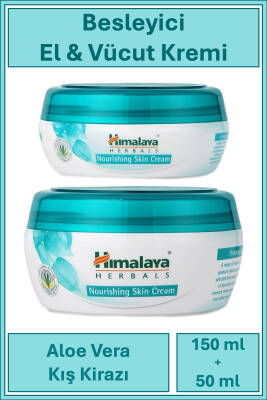 Besleyici El Ve Vücut Kremi, Kış Kirazı, Nemlendirici, Yağsız, Su Bazlı, Tüm Ciltler, 150 Ve 50 Ml - 1