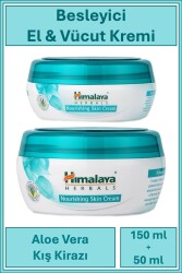 Besleyici El Ve Vücut Kremi, Kış Kirazı, Nemlendirici, Yağsız, Su Bazlı, Tüm Ciltler, 150 Ve 50 Ml - 1