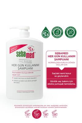 Besleyici Onarıcı Kuru ve Hassas Saç Tipine Özel Her Gün Kullanım Günlük Saç Bakım Şampuanı 1000ml - 2