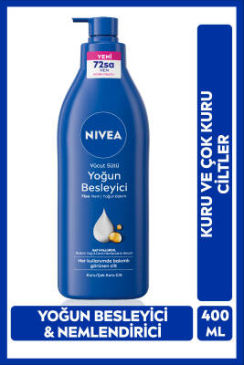 Besleyici Vücut Sütü 400ml, Kuru Ve Çok Kuru Ciltler, 72 Saat Nemlendirici, Badem Yağı - 1