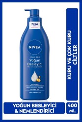 Besleyici Vücut Sütü 400ml, Kuru Ve Çok Kuru Ciltler, 72 Saat Nemlendirici, Badem Yağı - 1