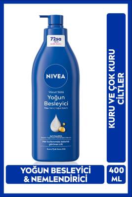 Besleyici Vücut Sütü 400ml, Kuru Ve Çok Kuru Ciltler, 72 Saat Nemlendirici, Badem Yağı - 1