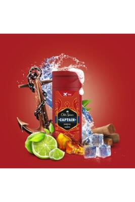 Captain Duş Jeli Şampuan 50 ml Seyahat Boy, Shower Gel 50 ml - 3