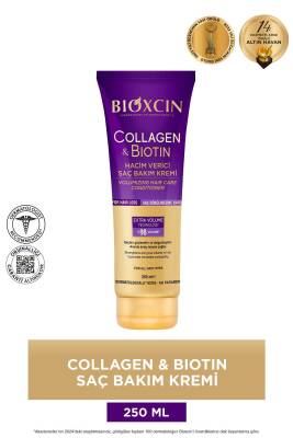 Collagen & Biotin Ekstra Hacim Saç Kremi 250 ml - Kolajen Biotin Ince Seyrek Saçlar - 1