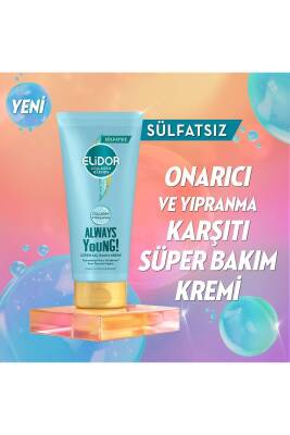 Collagen Blends Sülfatsız Süper Saç Bakım Kremi Always Young Onarıcı Yıpranma Karşıtı 170 ml - 3