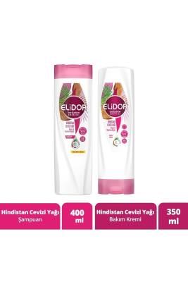 Doğanın Enerjisi Saç Bakım Şampuanı Hindistan Cevizi Yağı 400 ml Saç Bakım Kremi 350 ml - 1