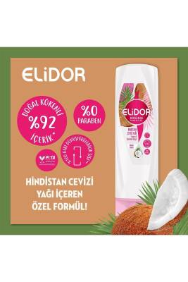 Doğanın Enerjisi Saç Bakım Şampuanı Hindistan Cevizi Yağı 400 ml Saç Bakım Kremi 350 ml - 7