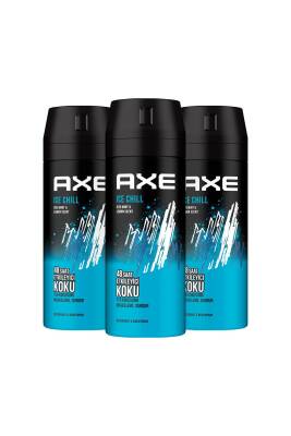 Erkek Deodorant & Bodyspray Ice Chill 48 Saat Etkileyici Koku 150 ml X3 Adet - 2