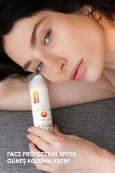 Face Protection Cream Spf 50+ Nemlendirici Yüz Güneş Kremi Suya Dayanıklı 50 ml - 3