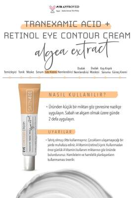 Göz Çevresi Retinol, Peptit & Traneksamik Asit Bakım Kremi 20ml - 4