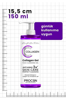 Gözenek Sıkılaştırıcı Kolajen Yüz Temizleme Jeli 150 ML - 3