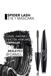 Hacim Veren 3 Etki 1 Arada Maskara (Siyah) - Spider Lash Mascara - 003 - 8690604110667 - 4