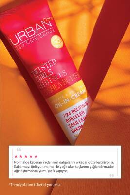 Hibiscus & Shea Butter Kıvırcık ve Dalgalı Saçlara Özel Durulanmayan Bakım Kremi-vegan-175ml - 7