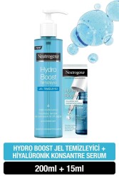 Hydro Boost Jel Temizleyici 200 Ml + Hydro Bost Hiyalüronik Asit Konsantre Ser - 1