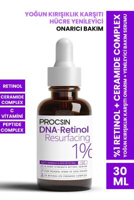 Hydro Solution %1 Retinol Ceramide Yoğun Kırışıklık Karşıtı Yenileyici Serum 30ml - 1