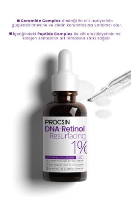 Hydro Solution %1 Retinol Ceramide Yoğun Kırışıklık Karşıtı Yenileyici Serum 30ml - 6