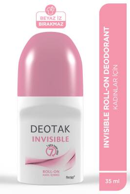 Invisible Kadın 7 Güne Kadar Etkili Roll-On Deodorant 35 ml - 1