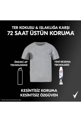 Kadın Sprey Deodorant Invisible Beyaz Iz Sarı Leke Karşıtı 72 Saat Kesintisiz Üstün Koruma 20 - 7