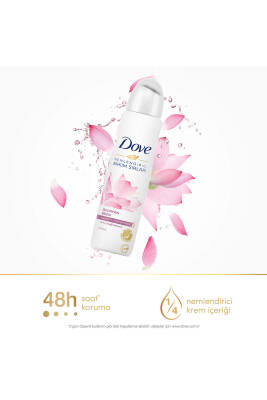 Kadın Sprey Deodorant Işıldayan Bakım Lotus Çiçeği Kokusu 150 ml X3 Adet - 17