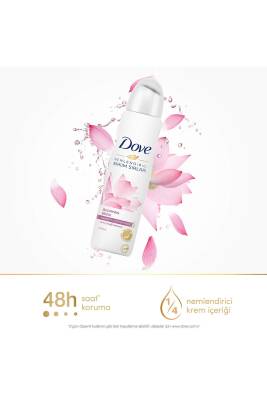 Kadın Sprey Deodorant Işıldayan Bakım Lotus Çiçeği Kokusu 150 ml X3 Adet - 3