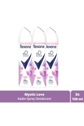 Kadın Sprey Deodorant Mystic Love %0 Alüminyum 48 Saat Ter Kokusuna Karşı Koruma 150 ml X3 - 7