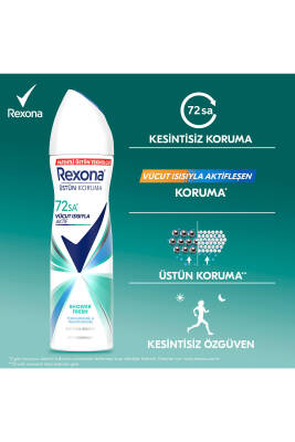 Kadın Sprey Deodorant Shower Fresh 72 Saat Kesintisiz Üstün Koruma 150 Mlx3 - 6