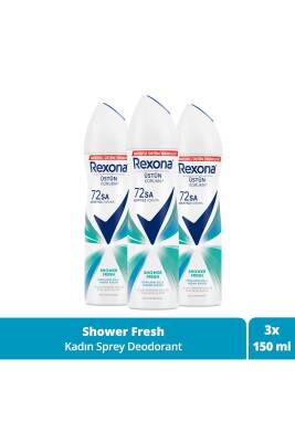Kadın Sprey Deodorant Shower Fresh 72 Saat Kesintisiz Üstün Koruma 150 Mlx3 - 1