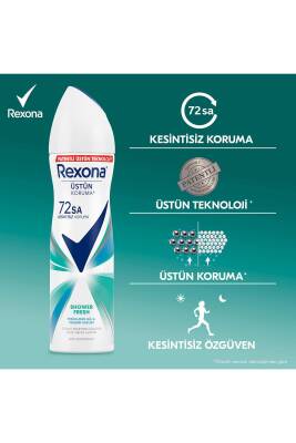 Kadın Sprey Deodorant Shower Fresh 72 Saat Kesintisiz Üstün Koruma 150 Mlx3 - 6