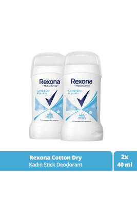 Kadın Stick Deodorant Cotton Dry 40 ml X2 - 1