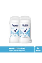 Kadın Stick Deodorant Cotton Dry 40 ml X2 - 1