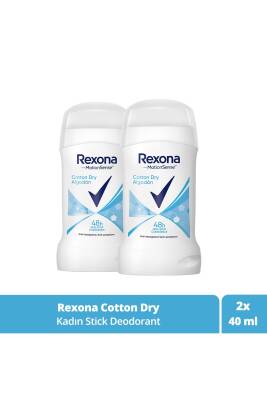 Kadın Stick Deodorant Cotton Dry 40 ml X2 - 1