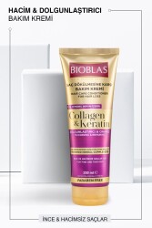 Keratin & Kolajen Onarıcı Dolgunlaştırıcı Saç Bakım Kremi 250 Ml İnce ve Yıpranmış Saçlar - 2