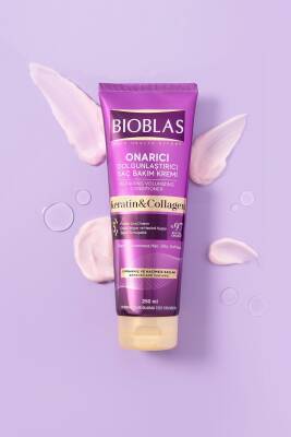Keratin & Kolajen Onarıcı Dolgunlaştırıcı Saç Bakım Kremi 250 Ml İnce ve Yıpranmış Saçlar - 2