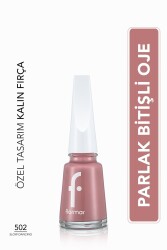 Klasik Parlak Bitişli Yüksek Pigmentli Oje -nail Enamel- 502 Slow Dancıng New- 8682536036344 - 1