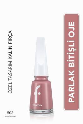 Klasik Parlak Bitişli Yüksek Pigmentli Oje -nail Enamel- 502 Slow Dancıng New- 8682536036344 - 1