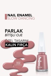 Klasik Parlak Bitişli Yüksek Pigmentli Oje -nail Enamel- 502 Slow Dancıng New- 8682536036344 - 5