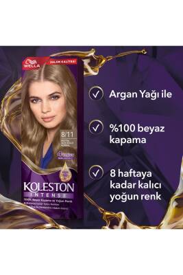 Koleston Intense Saç Boyası 811 Ekstra Açık Küllü Kumral - 7