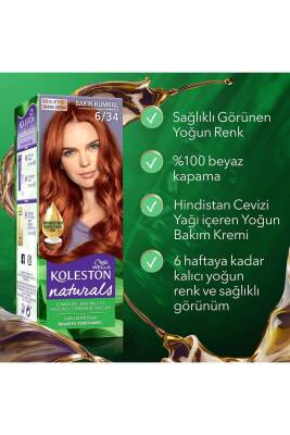 Koleston Naturals Saç Boyası 634 Bakır Kumral - 777